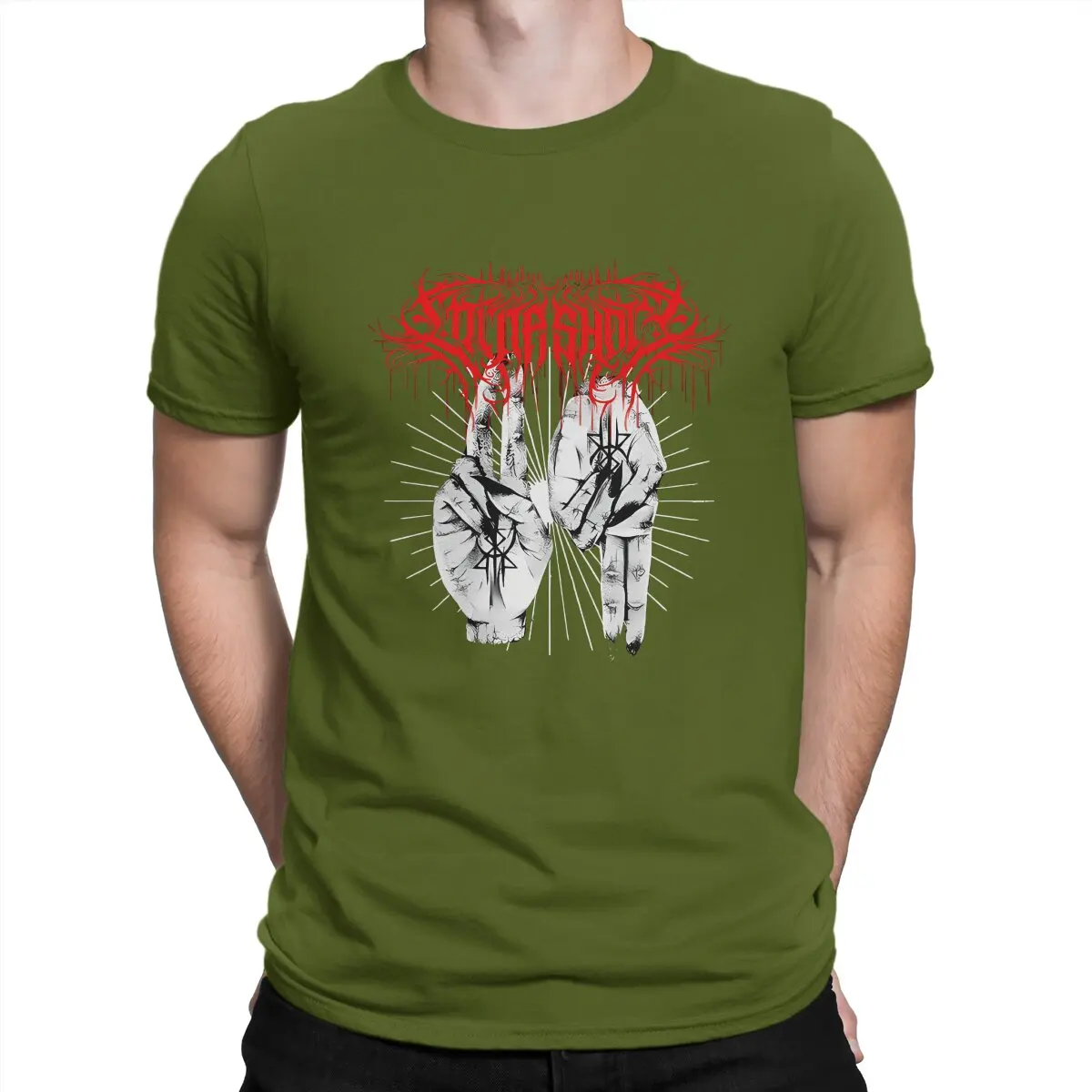 thumbnail image 1 of Camiseta creativa de Lorna Shore para hombre, banda estadounidense de deathcore, cuello redondo, regalo distintivo, ropa para exteriores, 1 of 7