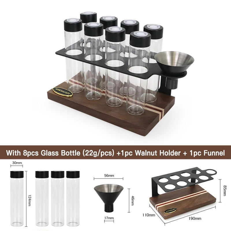 Alikisscafe Coffee Beans Storage Tube with Exhaust Valve - Barista's Choice Espresso Accessory