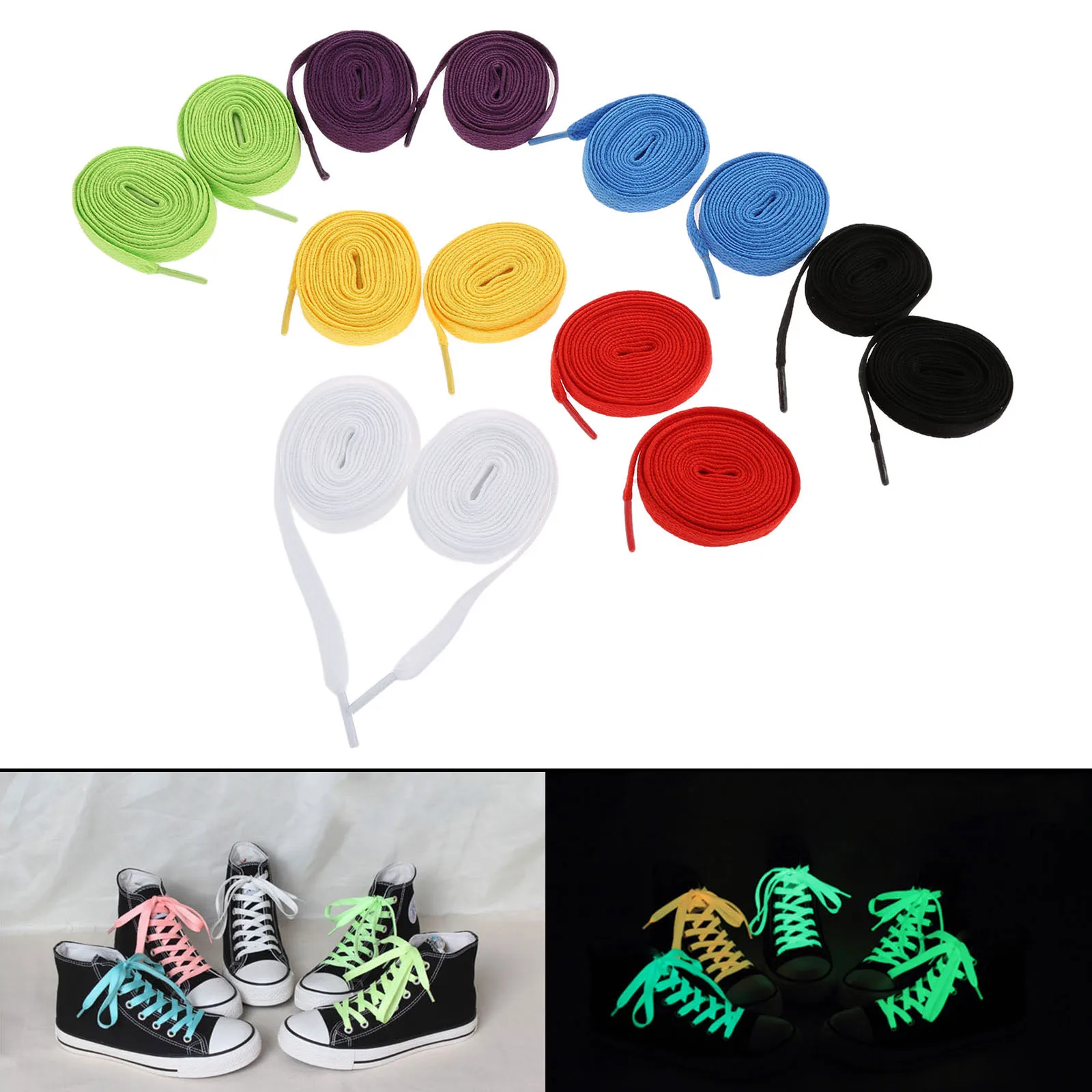Skate Rope 1 Pair 180cm Roller Skate Shoe Laces Sneakers Shoelaces Strings Elastic ...