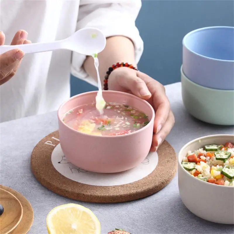 Plastic Plates 1/3/5PCS Durable Plastic Plates Multi-use Dinnerware Plate Microwave Safe Tableware Food Plate Home Anti-Slip Base Dinner Dish