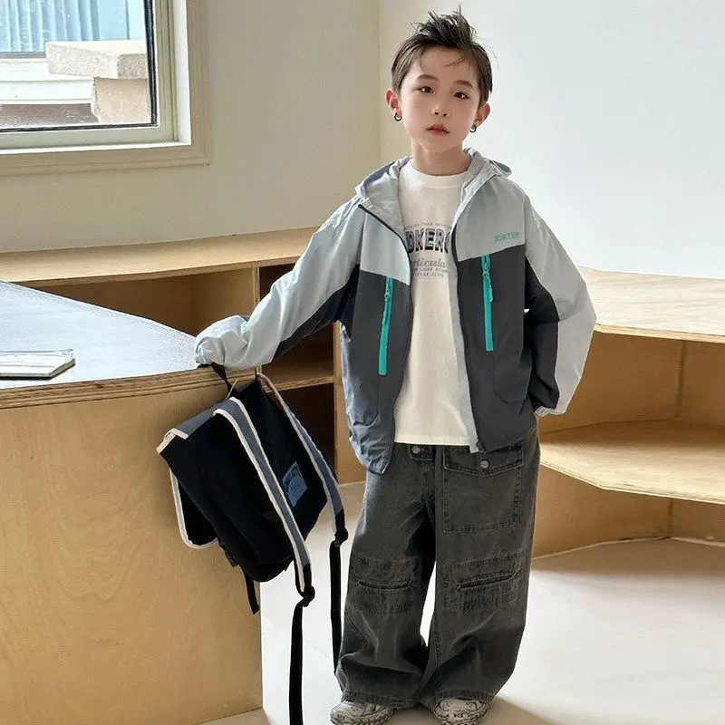 Boys Hooded Windbreaker Jacket 5