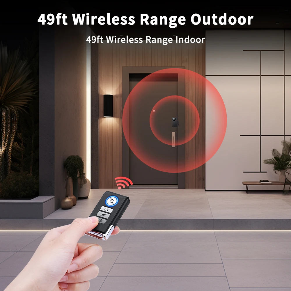 Electop High-Decibel Window & Door Security Alarm