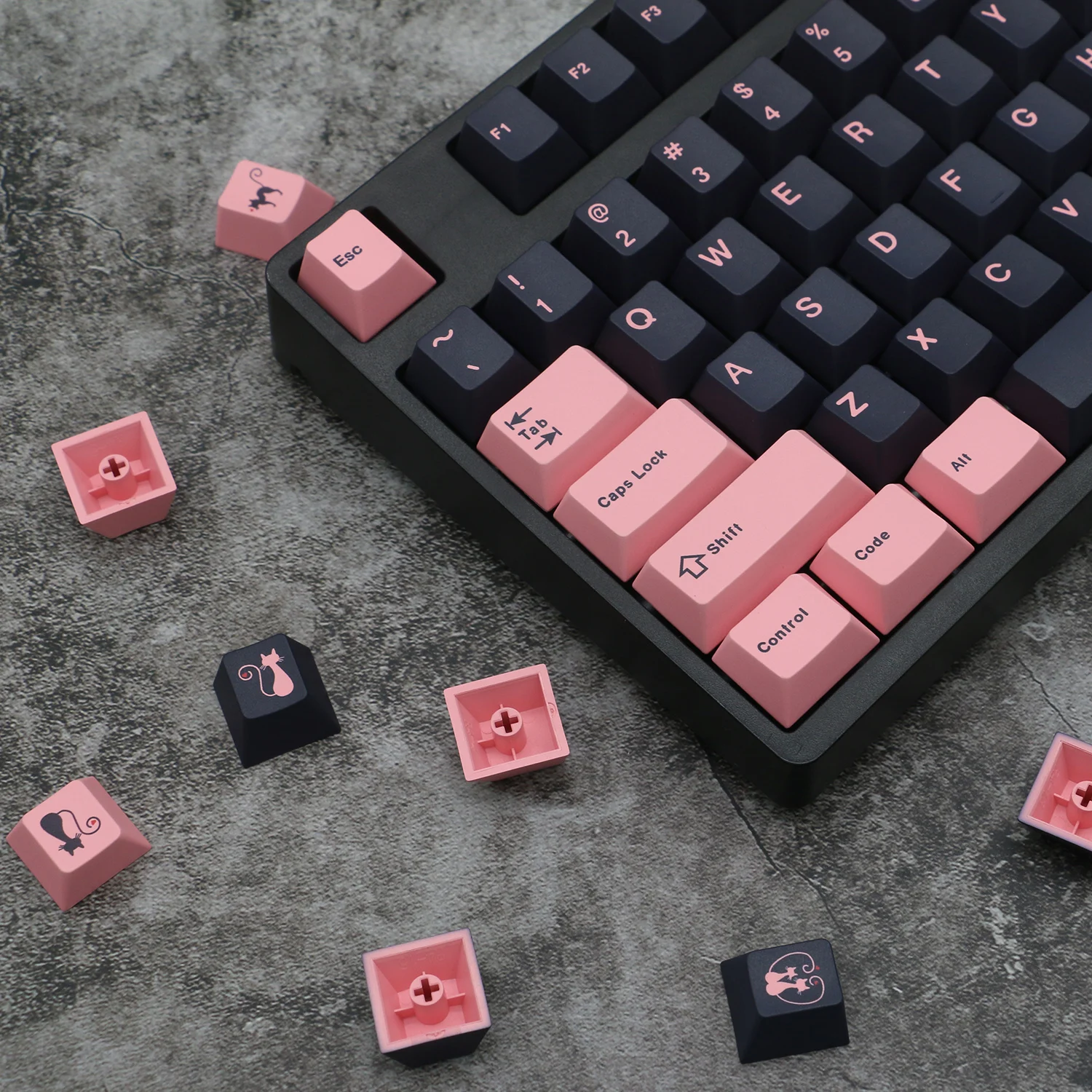 KuroCrowAyond PBT キーキャップ Cherryプロファイル