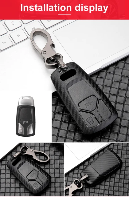 ABS Plastic Car Remote Key Case Cover For Audi A4 A5 B9 S4 RS4 S5 RS5 Q7 4M  TT MK3 TTS Q5 SQ5 2016 2017 2018 2019 2020 2021 2022 - AliExpress