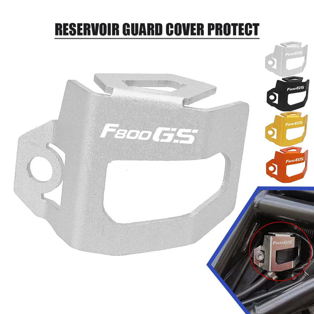

For BMW F800GS 2013 2014 2015 2016 2017 2018 Motorcycle Accessories Rear Brake Fluid Reservoir Guard Cover Protect Logo F 800 GS