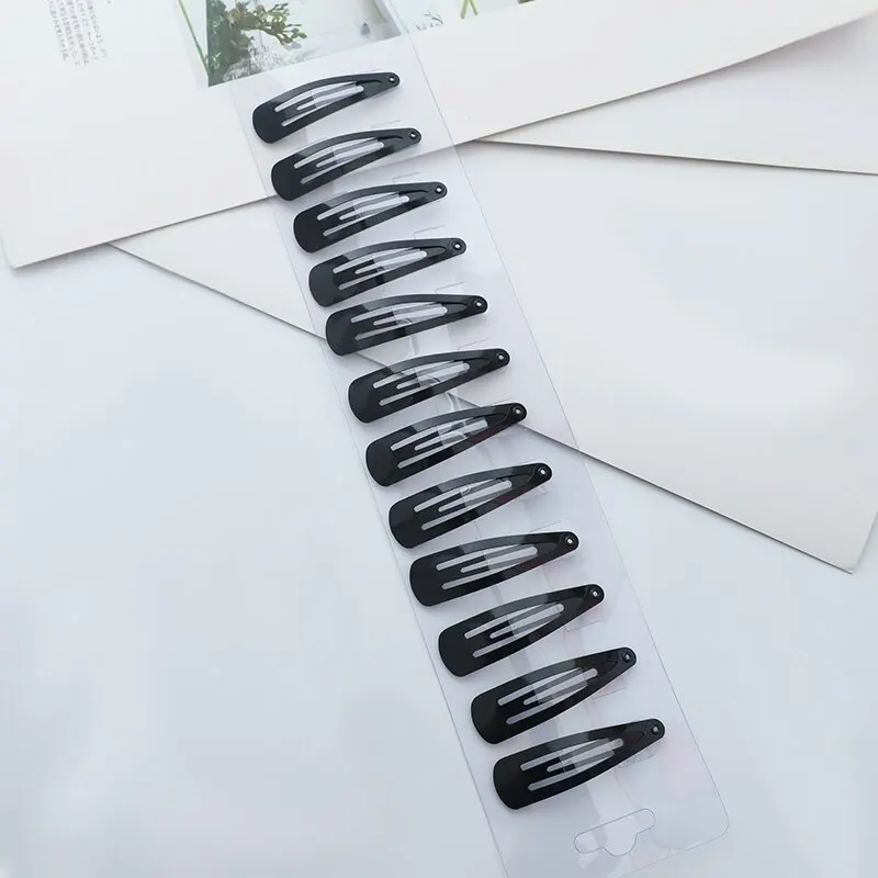 Schwarze Haars pangen Erwachsene Kinder Haarschmuck Quaste Clip Haar Werkzeuge dekorative Artikel 36 stücke – Detail 10
