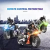 1:10 Electric Stunt Motorcycle High Speed Racing Car 4 Channels Remote Control Off-Road Model Boys Toy for Children's Gifts 1