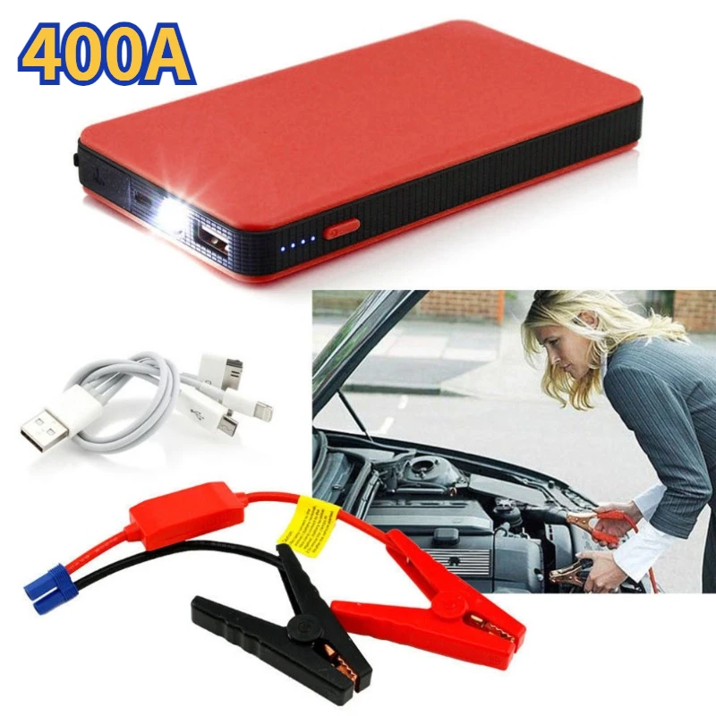 

20000mAh Car Portable Power Bank Jump Starter 12V Mini Battery Charger External Battery for Auto Motorcycle Accessories