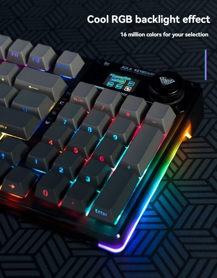 AULA F98 Pro V2 Mechanical Keyboard F98pro 3-mode Wireless