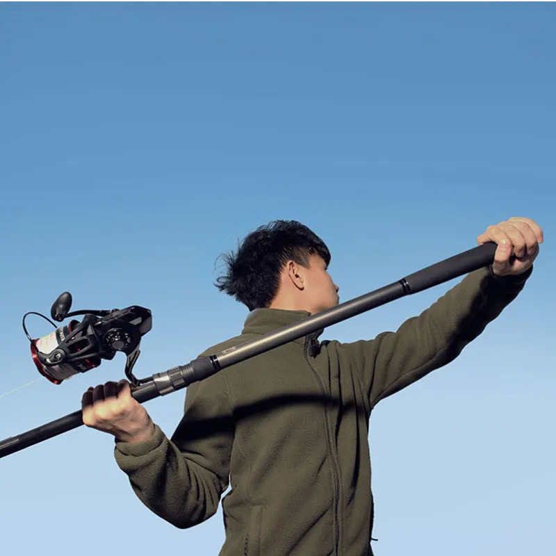 LINNHUE Fishing Rod 2 4m 5 4m Super Light 5 6 7 8 Carbon Spinning Sections