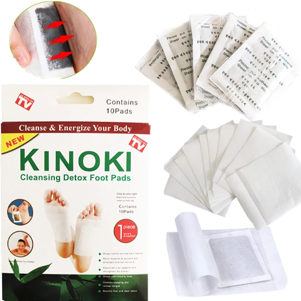 Kino Detox Foot Patch Bamboo Detox Foot Pads Adhesive Care Tool Improve Sleep Slimming Improve Skin