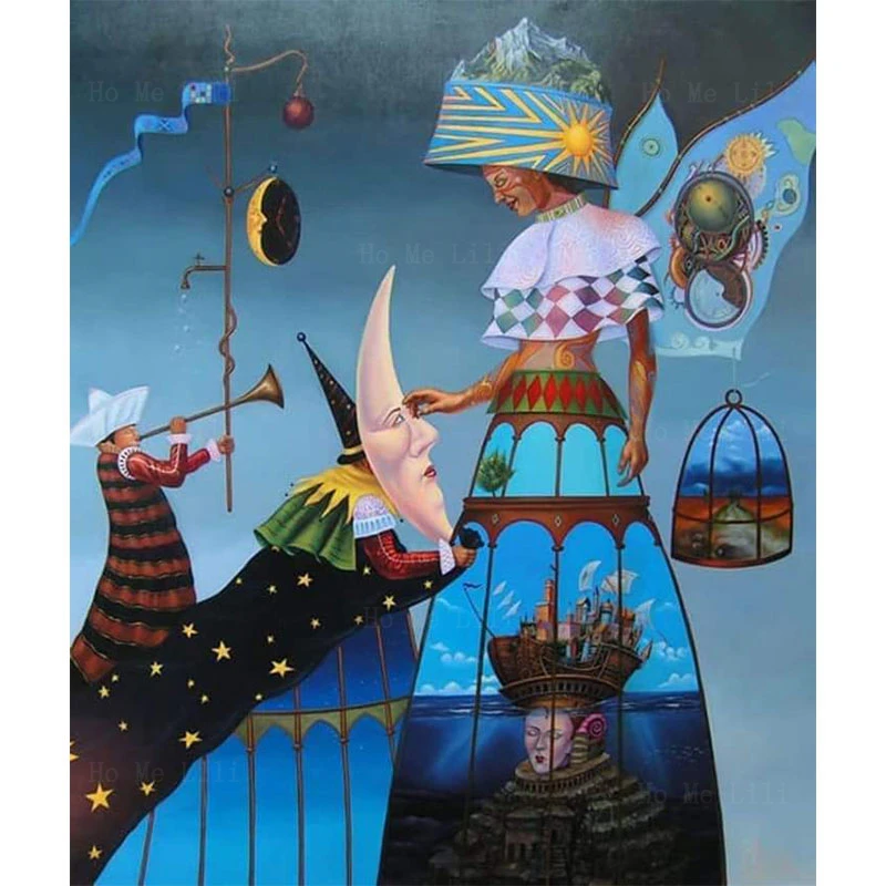 United We Stand Divided We Fall Give Me Liberty O Give Me Death We The People See The Truth Clown Mask Canvas Wall Art Decor