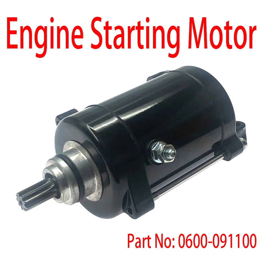 Engine Starting Motor for CF MOTO CF600 CF196 600 ATV X6 600CC 0600091100 for ATV 9T Splines Starter Motor Car Accessories
