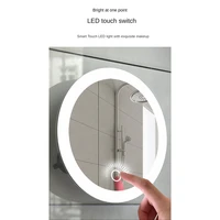 1 PCS 10X Magnifying Mirror With Light Makeup Mirror With Lights White ABS For Bathroom, Bedroom, Hotel 1
