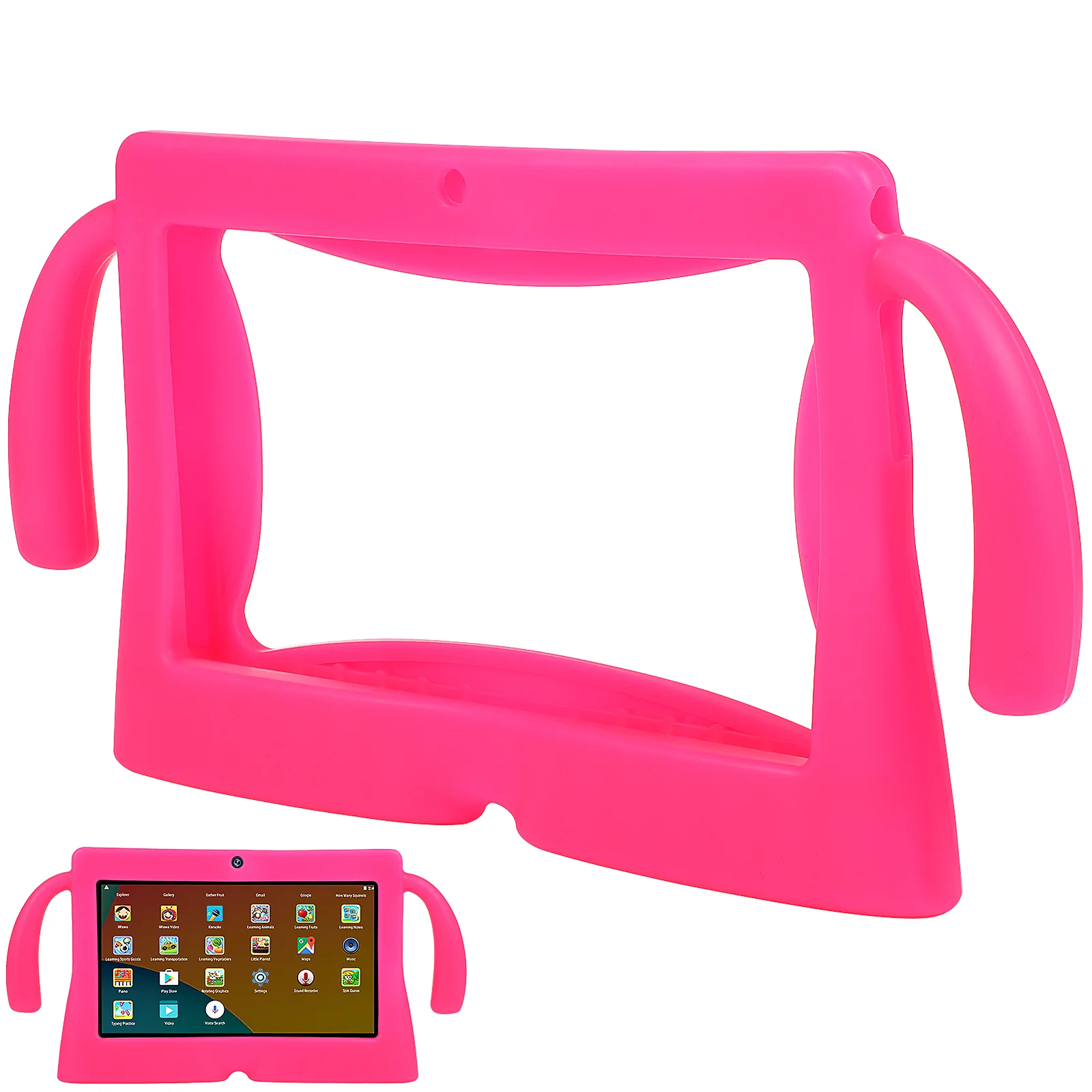 

Tablet PC Silicone Case Anti-drop Anti-vibration Protective Cover Compatible for Q88 Tablet PC