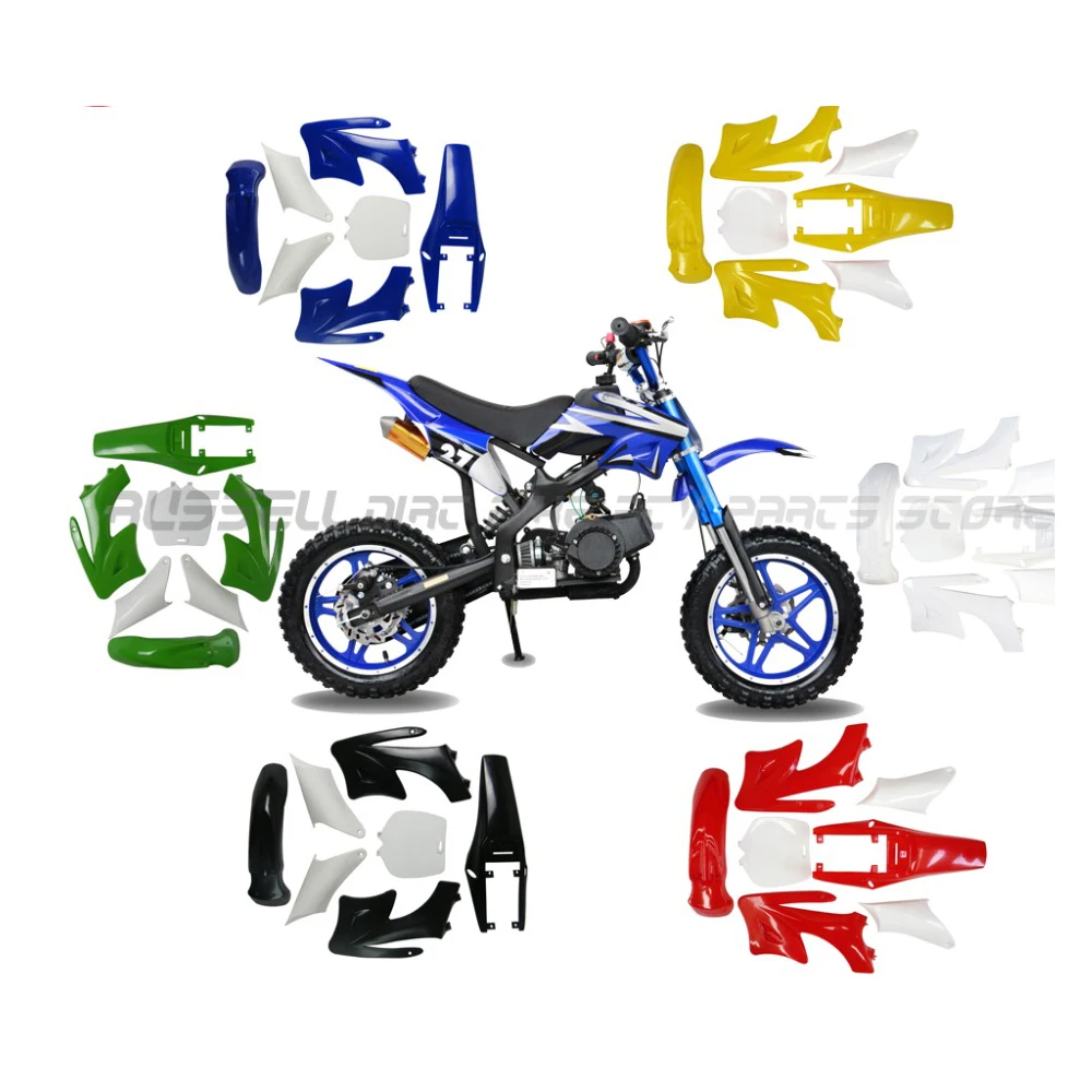 

PLASTIC Fenders FAIRING SET KIT for Small Apollo MINI MOTO Kids DIRT BIKE 2 Stroke 47cc & 49cc 50cc 70cc