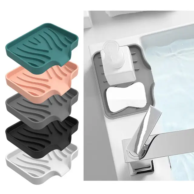 Gyakorlati Csaptelep Szőnyeg Multifunkcionális Gyors Elvezető Elterelés Port Tervezés Japán Stílusú Szappantartót