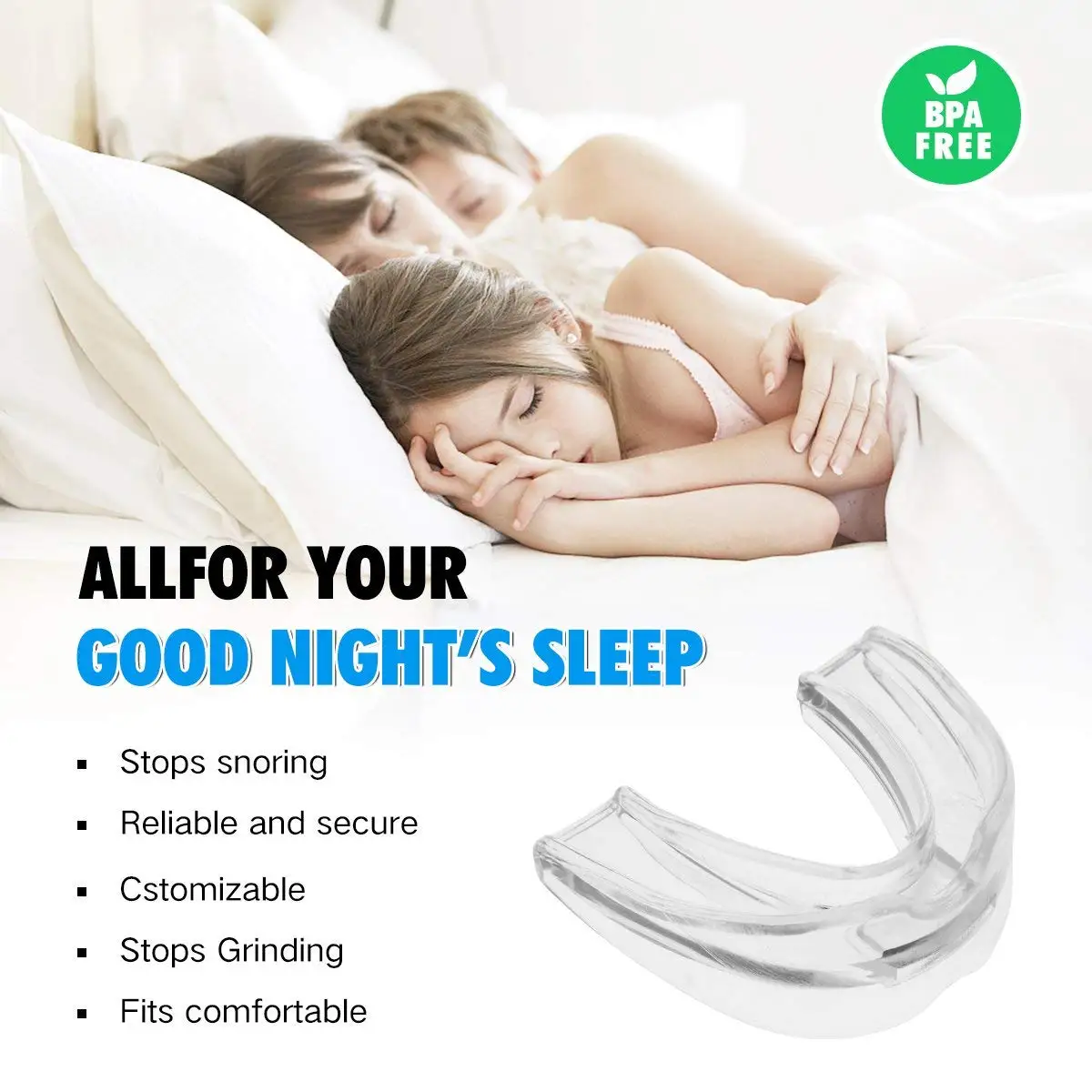Hot Sale 4pcs/Box Mouth Guards for Clenching Teeth Moldable Dental Teeth Night Guard for Adult Stop Teeth Grinding Bruxism Tray 6