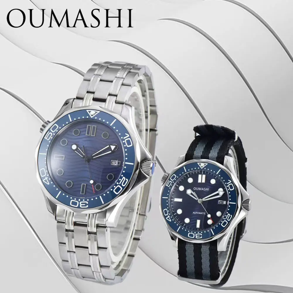 

OUMASHI New Men's Watch Commander Fashion Leisure Business AutomaticMechanicalWatchJapan Meiyouda8215 Watch Stainless Steel Case