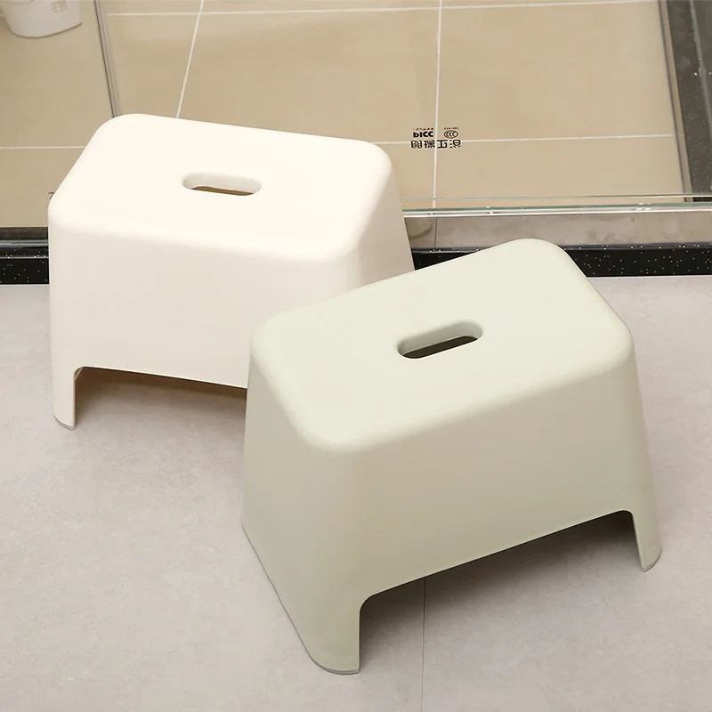 

Plastic stool thickened living room coffee table, shoes changed, low stool, bathroom anti slip, household children's hand washin