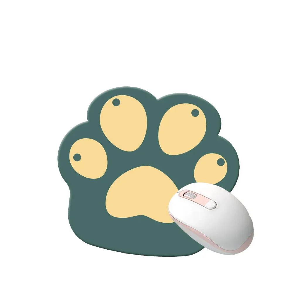 Garra de Gato Kawaii Pequeno Mouse Pad Impermeável Desktop Bonito Mousepad Tapete de Mesa Antiderrapante Acessórios para Jogos Escritório Casa pc Laptop - Imagem 2