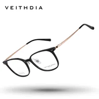 VEITHDIA Glasses Optical Titanium+TR90 Frame Customizable Prescription Lenses Eyeglasses Men Women Myopia Computer Eyewear V7109 1
