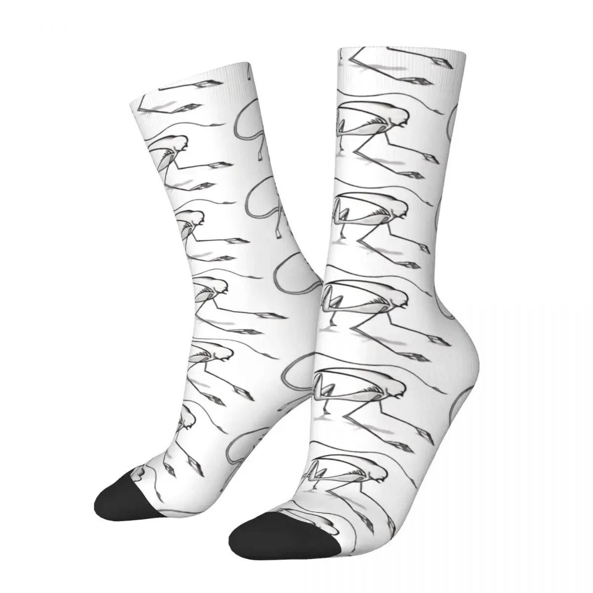 

Funny Crazy Sock for Men Neomorph Crawling Hip Hop Harajuku Alien Happy Summer Crew Sock Casual Gift