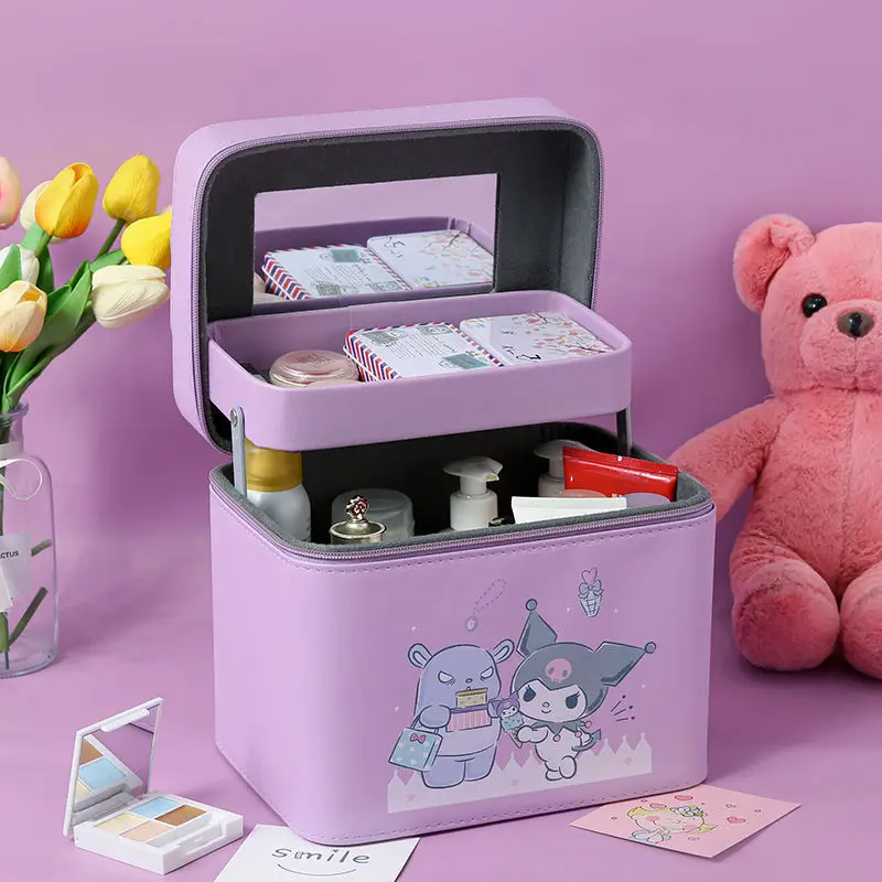 Sanrio Hello Kitty Kuromi My melody ins style cosmetic bag