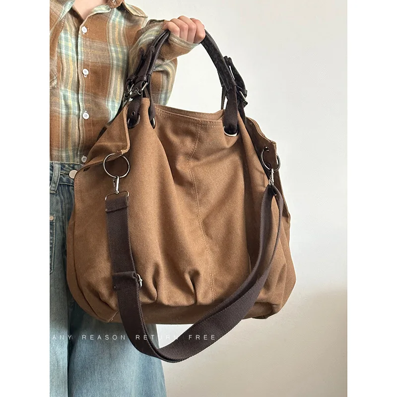 AZURAOKEY Hobo Tasche Damen - Veganes PU Leder, Große Kapazität, Verstellbarer Gurt