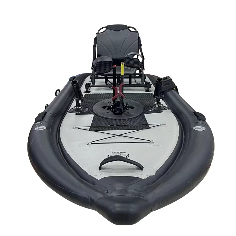 Hot sale inflatable pedal kayak pedal sup fishing drive system 12ft