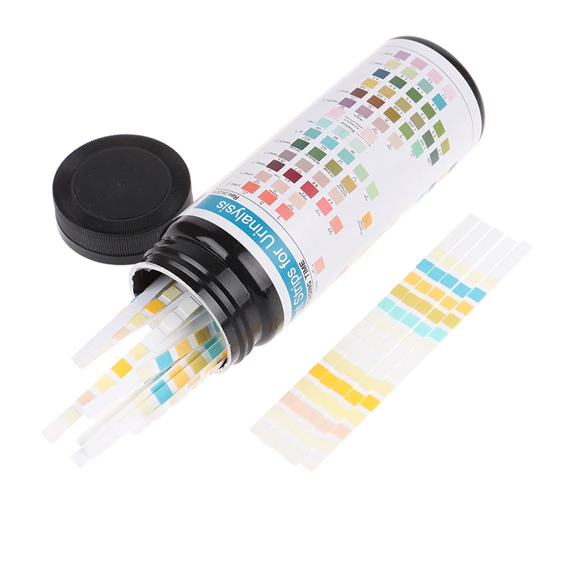 PH indicator test strips URS-14 100strips Urinalysis Reagent Test Paper Urine pH Test Strips Leukocytes