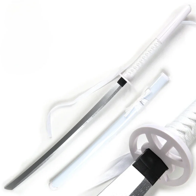 BLEACH Kuchiki Rukia Sode Cosplay No Shirayuki White Katana Sword Weapons Props for Chrismas New Year Party