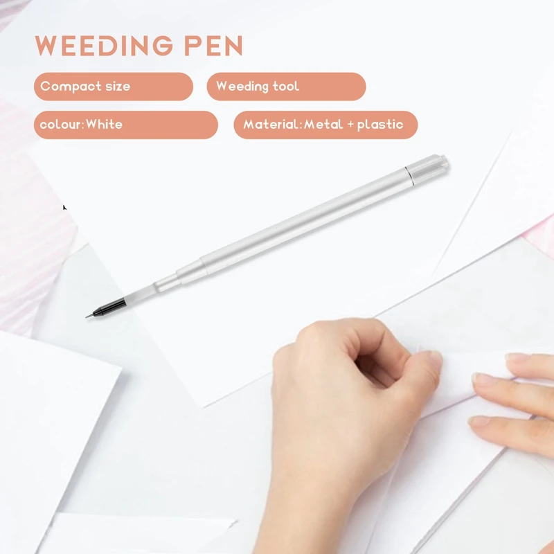 10 Pcs Fine Point Pin Pen Refills Spare Refill For Weeding Pens, Replace Refill Needle Pin Craft Vinyl Tools 2