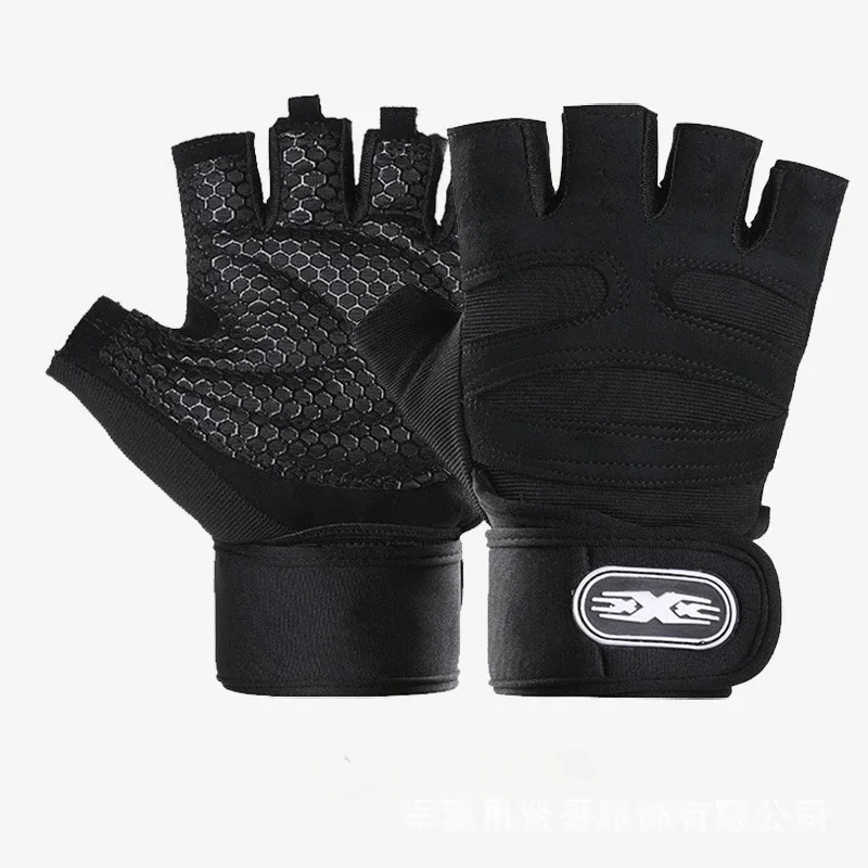 Gym Gloves for Men Women Fitness Weight Lifting Wristband Gloves Body Building Training Sports Exercise Cycling Glove Shockproof cycling gloves gym gloves