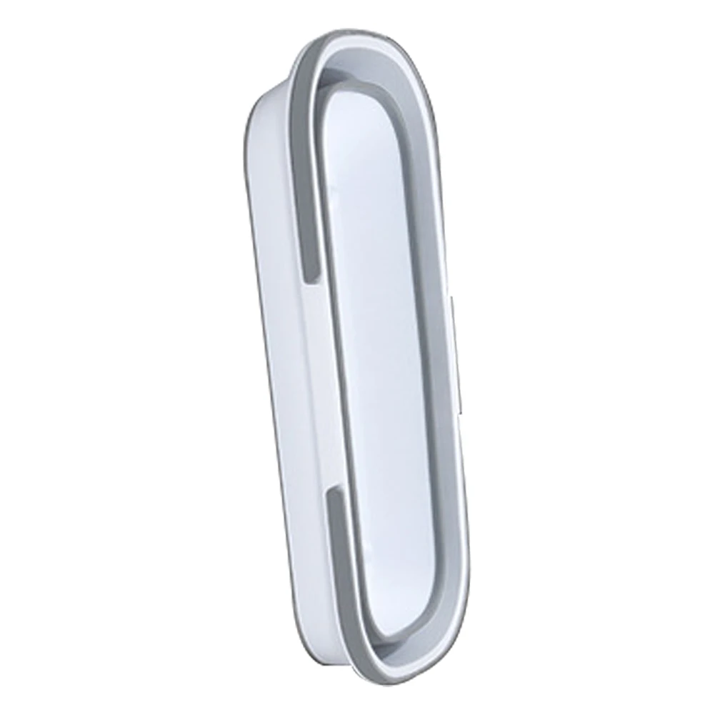 BZJPRFC Secchio Pieghevole for La Pulizia del Mocio, Secchio in Plastica Pieghevole da 12 Litri (3,17 Galloni) con Ruote Adatto for La Pulizia della Casa, Il Campeggio E Il Camper (Color : Red
