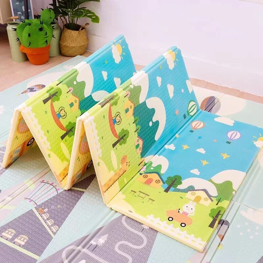 Foldable Baby Play Mat Non-Toxic Educational Children's Carpet in The Nursery Climbing Pad Kids Rug Activitys Games Toys 180*100
