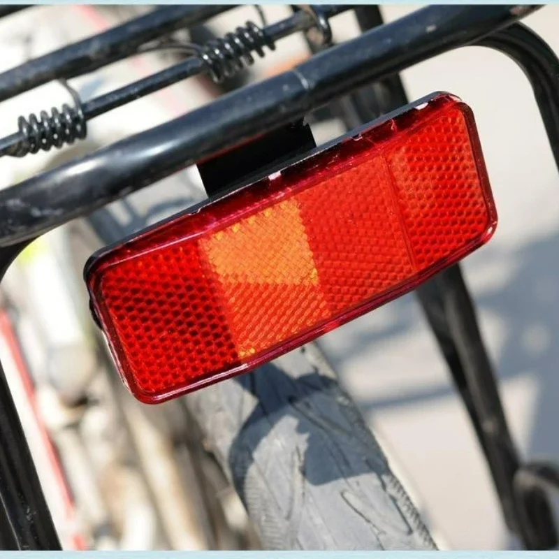 Feu Arrière Vélo Avec Support – Réflecteur Rouge Pour Porte-bagages
