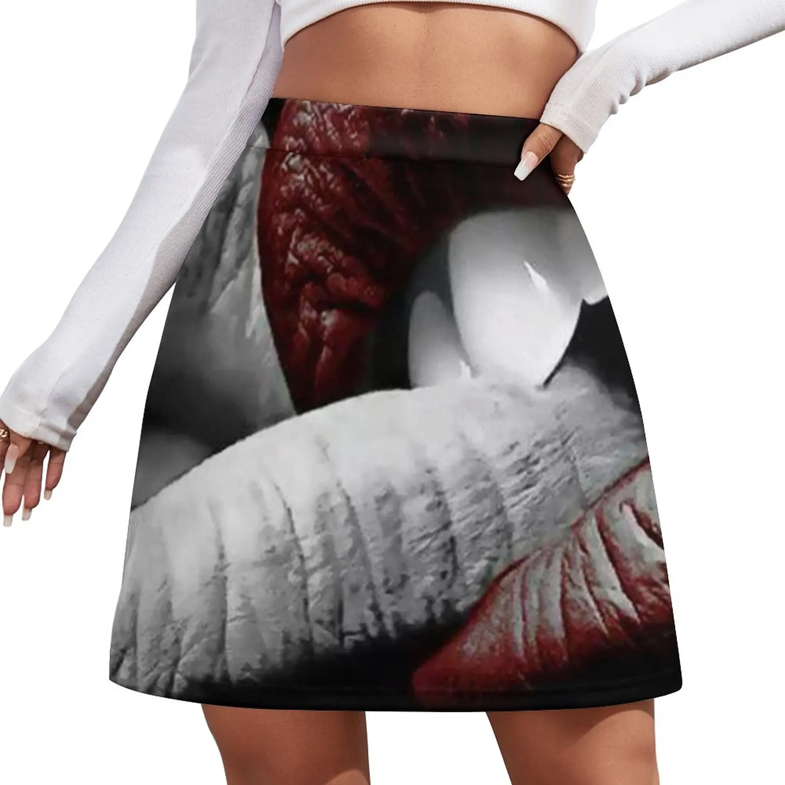 

Sensual lips Mini Skirt Skirt satin festival outfit women