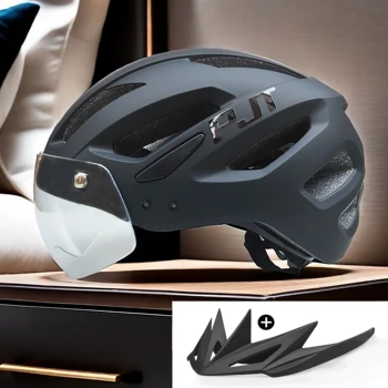 LED Bike Helmet with Visor 5
