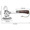 High Hardness Stainless Steel Survival Axe Multi-function Outdoor Camping Tactical Wolf-head Axe Hunting Tools Portable Tomahawk 6