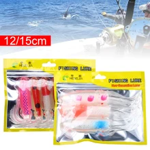 Fishing Soft Squid Lure 12/15cm Squid Jig Fishing Lures For Sea Fishing Wobbler Bait For Sea Fishing Trolling Wobbler Bait