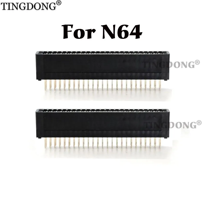 1Pcs 50-Pin Connector Game Cartridge Slot  Interval  For N64 Console 2.5Mm