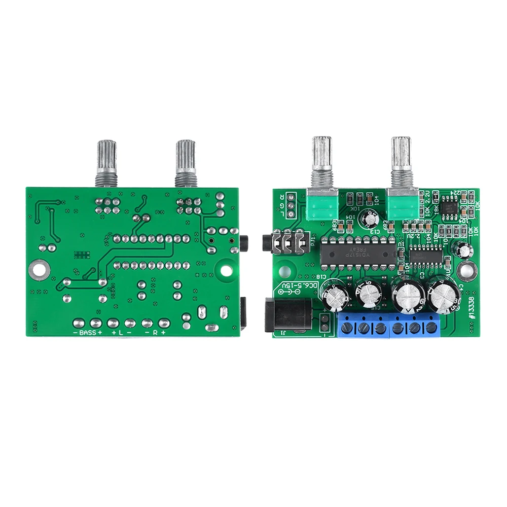 Class D Amplifier Audio Board High-fidelity Digital Power Amplifier Module 2.1 3-Channel Bass Mini Power Amplifier 6W*2+25W - 6