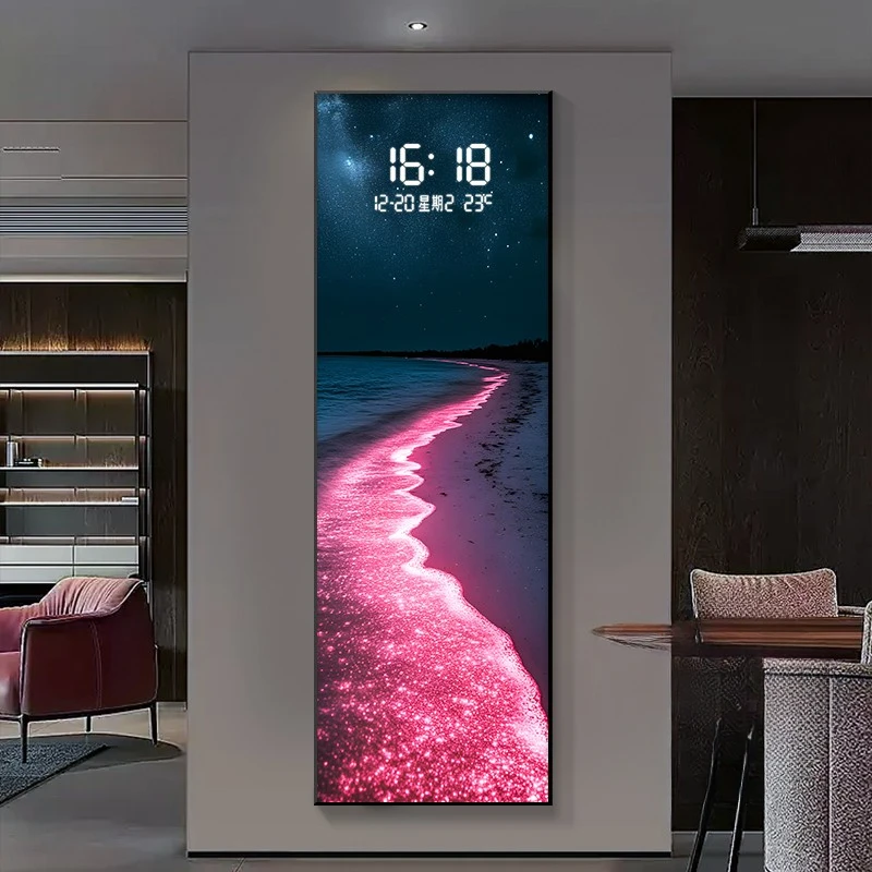 Art Mural Wall Clocks Modern Led Interior Luxury Aesthetic Fashion Wall Watch Design 3