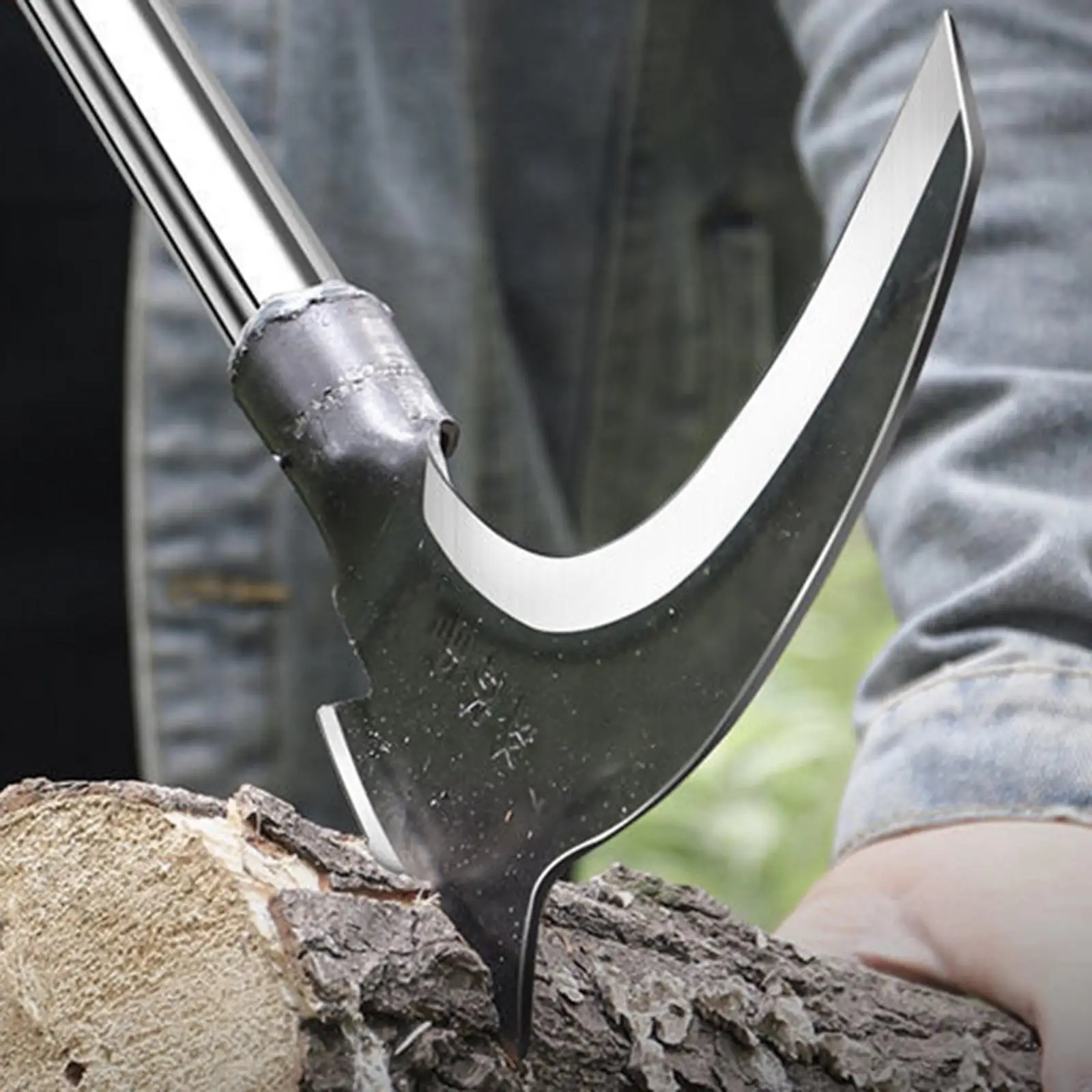 and Sickle Set Handheld Sickle Tool Steel Hatchet Splitting Firewood Chopping