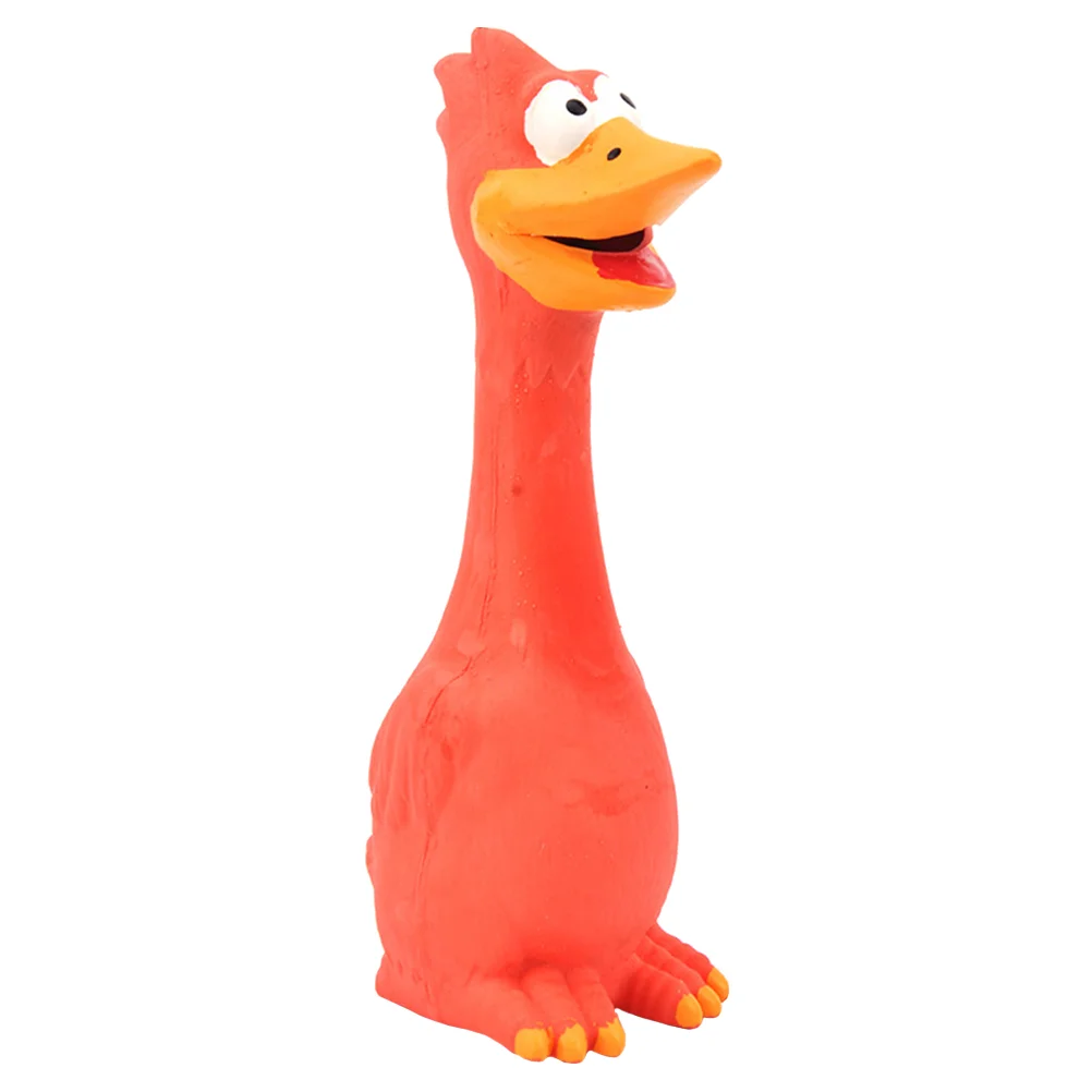 

Screaming Chicken Squeeze Toy Latex Playthings Kids Tricky Funny Toys Prank Screeching Puppy Party Favor for