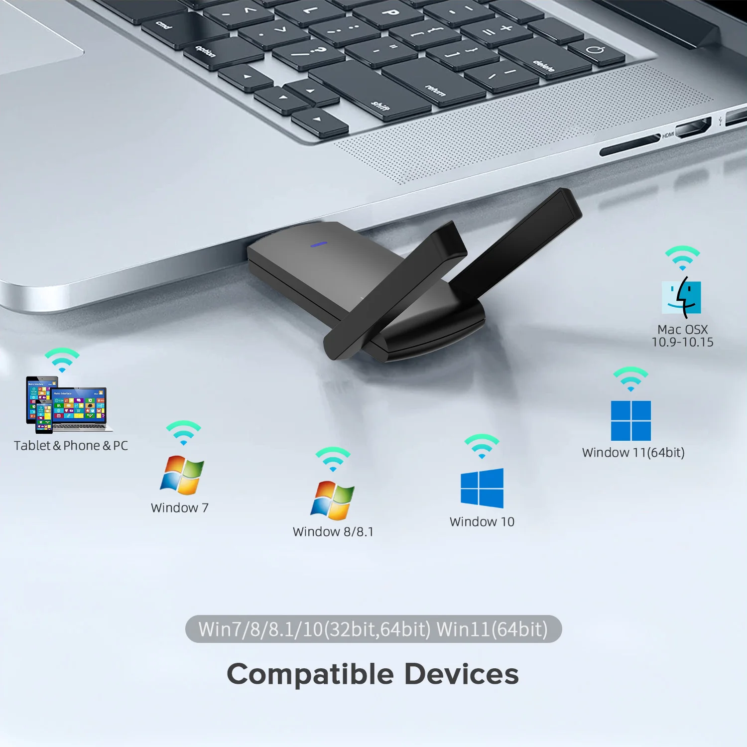 Receiver, Placa de rede para PC, CF-924ACV2, Envio do Armazém Russo