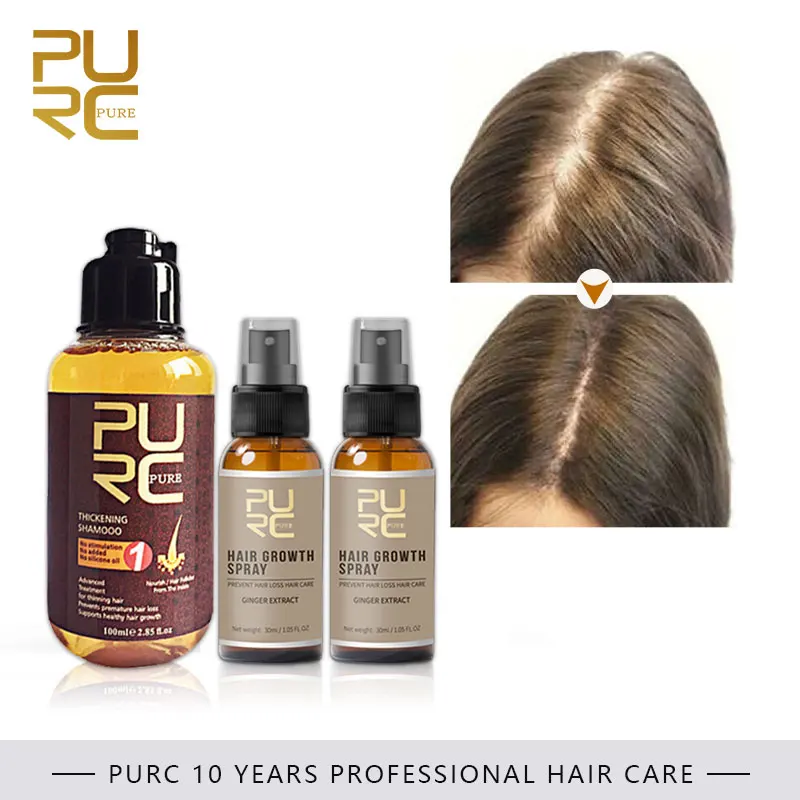 Purc Hair Growth Spray Prevent Hair Loss Scalp Treatments Thicken Hair  Shampoo Set Beauty Health Hair Care - Hair Loss Product Series - AliExpress