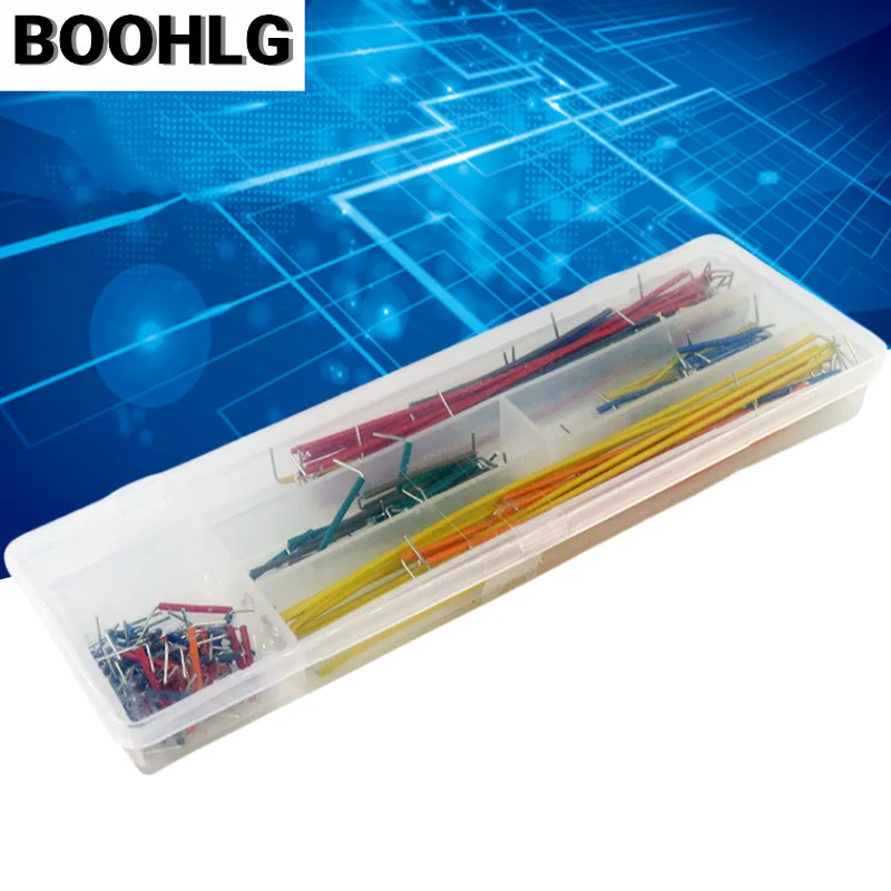 Breadboard special jumper plug connection wire conductor jumper wire box 140 pieces