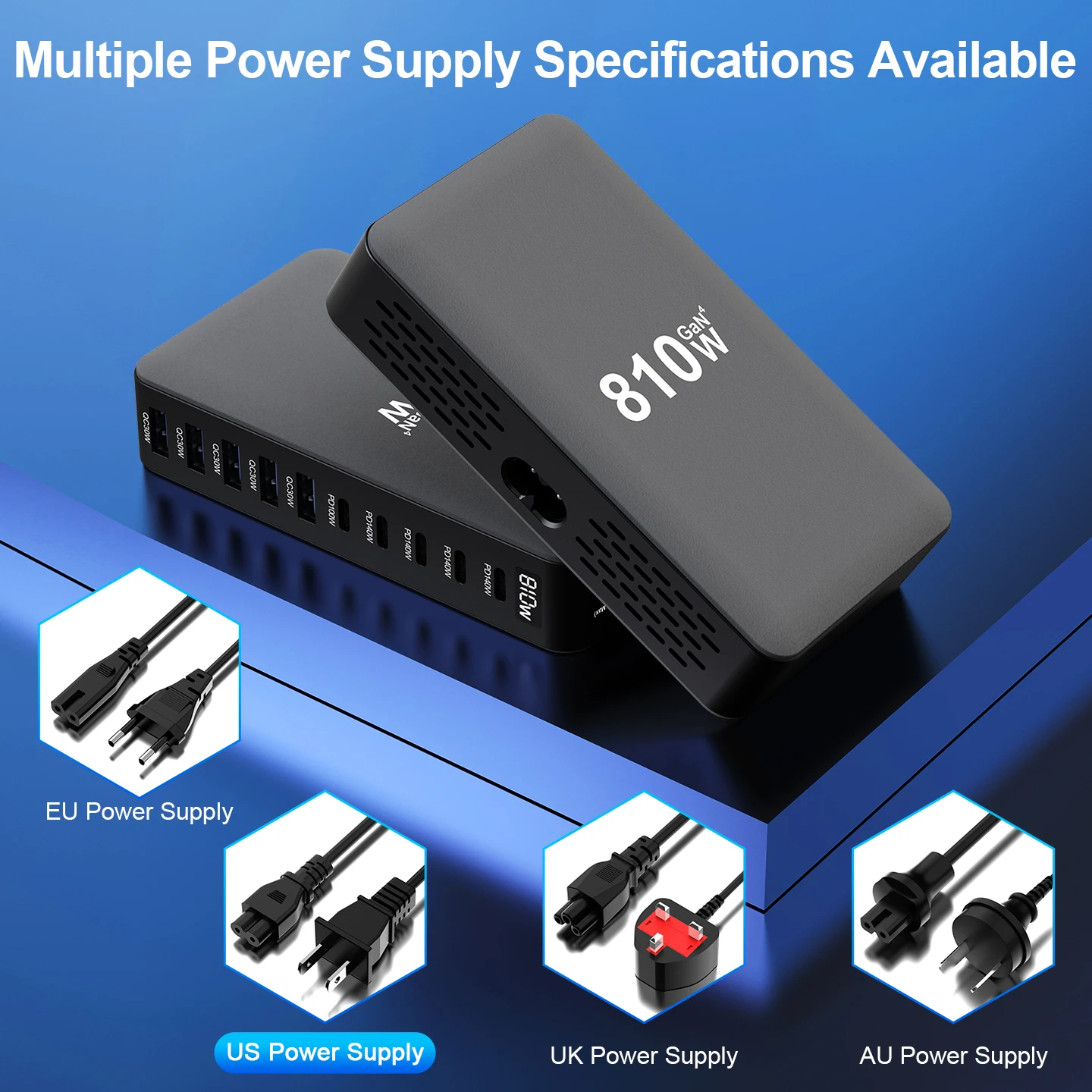 รูปสินค้า ชาร์จเร็ว 10 พอร์ต USB-C PD3.1 ชาร์จได้ทุกอุปกรณ์